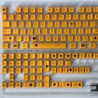 Juego de teclas Cherry Profile PBT Little Black Cat para interruptor MX, teclas de teclado nical para juegos, diseño Ios, barra espaciadora 7U - details 5