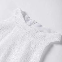 Elegante Vestido de Halter Moda Chic de Cintura Alta para Mujeres Paquete de Lentejuelas con Diseño de Plumas sin Mangas - details 2