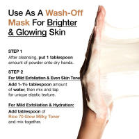 Limpiador blanqueador de caca Anua Rizos mascarilla para cabello rizado, ceramida, limpiador facial suave para piel radiante al aire libre, 40g - details 2