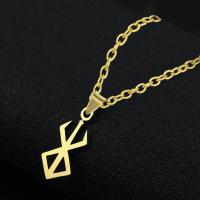 Collar con Logo del símbolo de Anime Berserk, colgantes con Logo de espada Guts, joyería de decoración para Cosplay, accesorios de collar, regalos - details 2