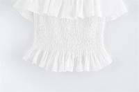 Conjunto de Moda para Mujer OUWU Top Elástico sin Cordones + Falda Larga Suave con Cintura Elástica - details 3