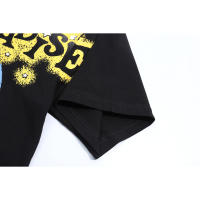 2025 Camisas casuales básicas de moda de verano, camisetas holgadas de algodón puro para hombres y nuevas camisas de manga corta para parejas con estampados de logotipos en la parte delantera - details 6