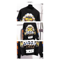 Chándal con bordado de patrón de letras para mujeres, conjunto de dos piezas, traje deportivo de calle, talla grande en negro y - details 6