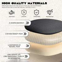 con reposabrazos abatibles,giratoria Regulable en Altura,ergonómica con Apoyo Lumbar - details 3