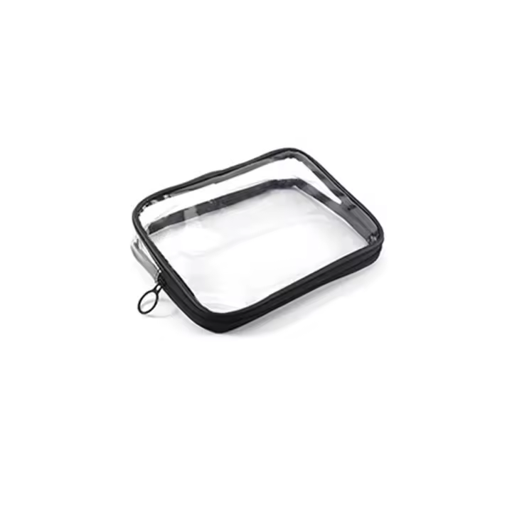 Bolsa de lavado con cremallera de TPU informal portátil, organizador de maquillaje femenino, almacenamiento de baño, bolsa de cosméticos transparente, estuche de maquillaje, bolsa de almacenamiento - 1