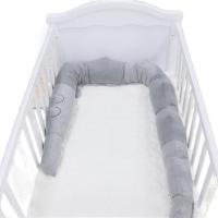 Almohada de tira de colisión para cama de niños, accesorios de protección de bolsa suave para cama de bebé, 185cm - details 0