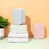 Recipiente para jabón, Jabonera de plástico de 4 uds, caja de jabón a prueba de fugas, jabonera de viaje - details 1