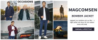 MAGCOMSEN Men's Bomber Jacket Lightweight Casual Spring Fall Full Zipper Windproof Jackets for Going out - details 3