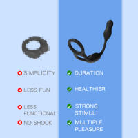 Vibrador Anal telescópico para hombres, con Control remoto juguete sexual, masajeador de próstata, anillo de pene retardante de eyaculación, perineo, tapón Anal, 18 - details 10