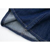 OUWU- Vestido Vaquero Corto Para Mujer, Prenda Ajustada Con Cuello Redondo Y Cintura Sin Mangas, Novedad De Primavera 2025 - details 9