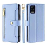 Magnético de cuero multifuncional para LG K52, funda protectora con cremallera, de moda - details 12