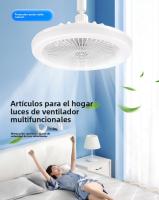 Lámpara Ventiladora LED con Control Remoto Ventilador de Techo Silencioso, 3 Colores Ajustables, Fácil Instalación, Ideal para Dormitorio y Sala de Estar, Diseño Moderno y Eficiente - details 0