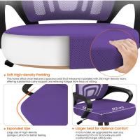 Silla de Oficina Ergonómica Transpirable, Ajustable en Altura, Soporte Lumbar, Giratoria para Max 136 KG - details 14