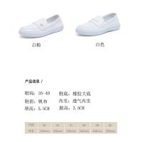 Zapatos de Enfermera Suaves Fondo Blanco Transpirable Comodos Antideslizantes para Todas las Estaciones Zapatos de Trabajo Individuales - details 10