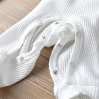 Pelele para bebés recién nacidos, niños y niñas, mono liso de manga larga acanalado de punto de algodón, ropa para niños pequeños - details 6