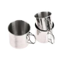 Taza de acero inoxidable con asa plegable, armas de fuego portátiles, taza, accesorios para acampar al aire libre, 1 pieza. - details 18