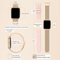 Reloj inteligente con llamada Bluetooth de 1,85" para mujer, reloj inteligente para Android e IOS - details 5