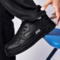 Zapatos de cuero para hombre, calzado informal, transpirable, para deportes, color blanco - details 1