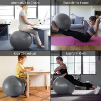 Bola de Equilibrio para Yoga Equipo de Fitness para el Hogar Ideal para Embarazadas y Rehabilitación Deportes y Salud - details 4