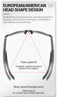 SCVCN gafas de sol polarizadas para ciclismo equipo de pesca hombres mujeres UV400 gafas para deportes de bicicleta MTB gafas para bicicleta accesorios de montar - details 8