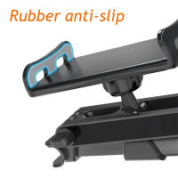 Reposacabezas telescópico Universal para asiento trasero de coche, soporte de tableta para iPad Mini Air Pro, 4-11 pulgadas, rotación de 360 grados, abrazadera de soporte para teléfono - details 3