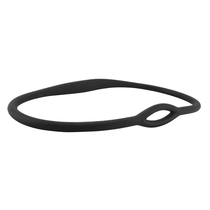 Soporte de collar con regulador de silicona para buceo, boquilla Flexible, regulador, collar, anillo, soporte de pulpo, 18cm, negro - 1