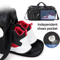 Bolsa de Fitness para gimnasio y Yoga para hombre con paquete de zapatos, bolsas de lona deportivas, bolso de viaje para natación, senderismo al aire libre, Camping, baloncesto - details 8