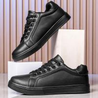 Zapatos Casuales para Hombre Mocasines Suaves Comodidad de Otoño Blancas y Negras - details 3