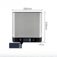 Báscula de Alimentos de Acero Inoxidable Báscula Digital para Cocina Pesado Electrónico de 5kg - details 0