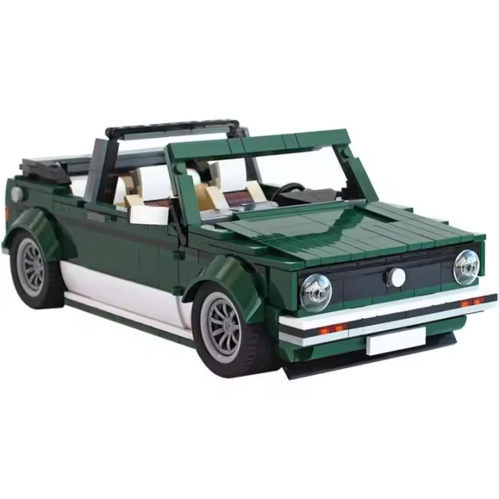 Set de Bloques de Construcción de Coche Retro Modelos Coleccionables de Deportivo Coupe Racer para Adultos Juguetes y Juegos - 1