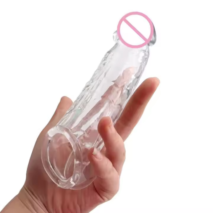 Anillo Extensor de Funda Reutilizable de Silicona Dispositivo de Mejora de la Salud para Hombres - 1