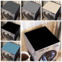 Cubierta rectangular para lavadora, almohadilla de goma con absorción de agua, antipolvo para horno microondas, Color sólido - details 7