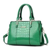 Bolso elegante con patrón de cocodrilo a la moda, bandolera de hombro de gran capacidad, mochila de lujo de alta gama - details 2