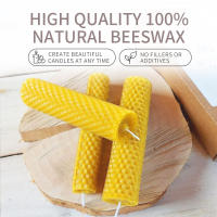 Velas Artísticas de Cera de Abeja Hechas a Mano Materiales Primarios para Iluminación y Decoración - details 5