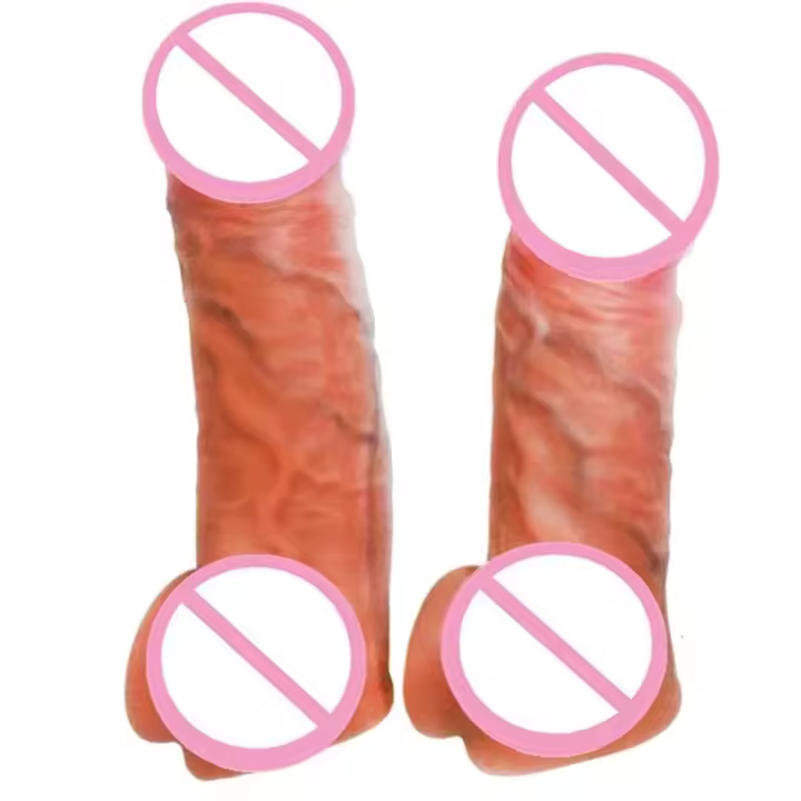 Empaque privado Sexy Sex Shop Funda de extensión realista Condones de silicona reutilizables para retrasar el agrandamiento para hombres Potenciador de consolador Juguetes eróticos - 1