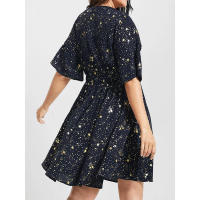 2025 nuevo superventas vestido adelgazante de cintura con cuello en V de talla grande para mujer - details 3