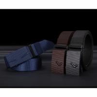 Cinturón de nailon transpirable para hombre, cinturón táctico de diseñador de vaquero para exteriores, regalos militares - details 5