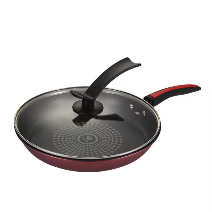 Sartén de Hierro Antiadherente Cocina sin Humo con Huevos y Filete Estufa de Gas de Inducción - 1