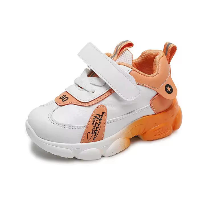 Primavera otoño nuevos y deportes para niñas pequeños zapatos blancos de suela blanda para bebés - 1