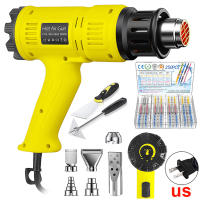 pistola eléctrica de calor avanzada kit de calor US/110V2000W con regulador de temperatura variable para secado de pelo y soldadura herramienta eléctrica de madera - details 10