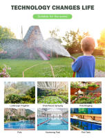 Temporizador de agua automático, máquina de riego digital para jardín, rociador inteligente para ahorrar agua y tiempo - details 8