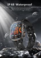 2025 Nuevo reloj inteligente militar para exteriores Pantalla AMOLED HD de 1,96 pulgadas, linterna LED, llamada Bluetooth, frecuencia cardíaca y presión arterial 100+ Modo deportivo Reloj inteligente resistente al agua - details 18