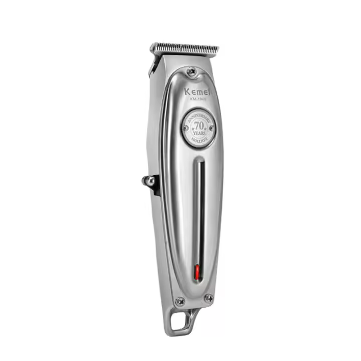 Kemei-cortadora de pelo 1949 para hombre máquina de corte de pelo de acabado eléctrica completamente de Metal profesional inalámbrica para Barba - 1