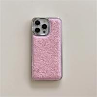 Funda protectora completa anticaída para teléfono iPhone, funda Simple de felpa de Color sólido adecuada para iPhone 14, 15, 13, 12 Pro Max, Otoño e Invierno - details 14