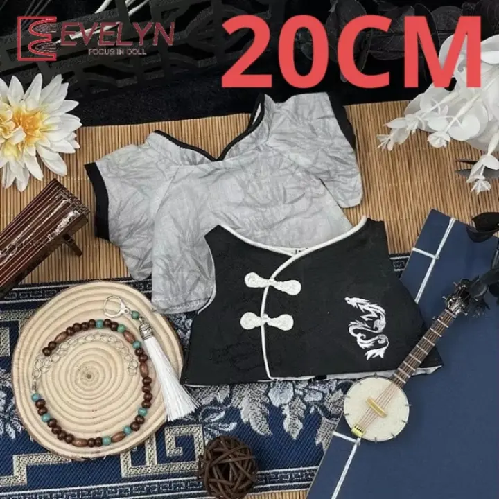 Evelyn-ropa bonita y bonita para muñeca, accesorios, atuendo, muñeco de peluche, Cos, Anime, ropa bonita, colección de juguetes de peluche, regalo, 20cm - 1