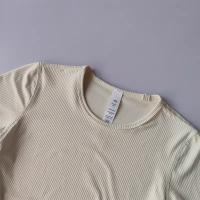 Camiseta de Yoga sin Costuras Camiseta Deportiva de Manga Corta para Mujer - details 8