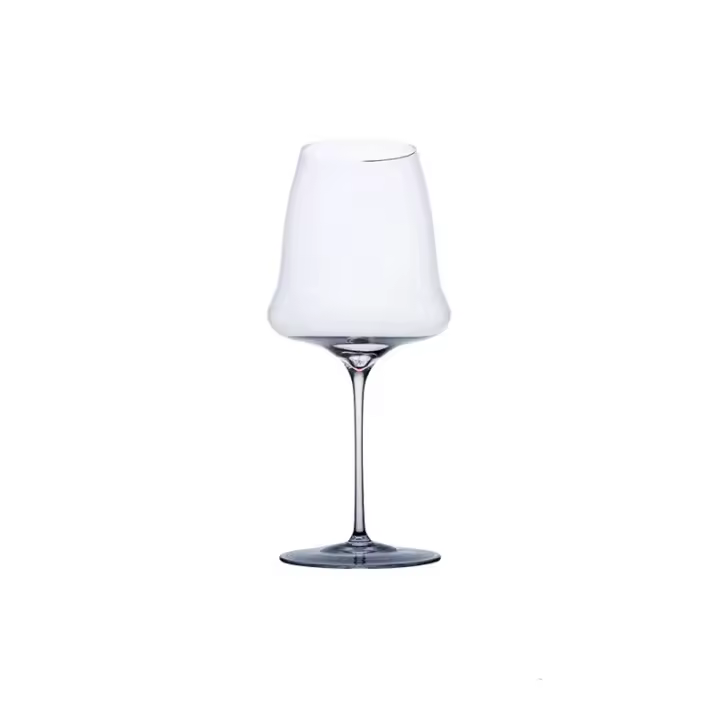 Copas de nube de cristal claro para enterrar copas de champán y vino, tallos finos - 1
