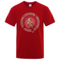 Camiseta de Manga Corta para Hombre, Camisa con Estampado de Cuervo Vikingo del Rey Ragnar, Estilo Informal y Hiphop, Ropa Veraniega, Cómoda y a la Moda, Año 2022 - details 11