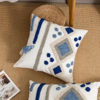 Cojín Bohemio de Terciopelo Almohada de Sofá de Estilo Étnico para Sala de Estar - details 9