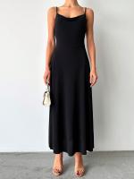 Vestidos elegantes para mujeres vestidos sencillos y de moda con tirantes medianos y largos - details 3